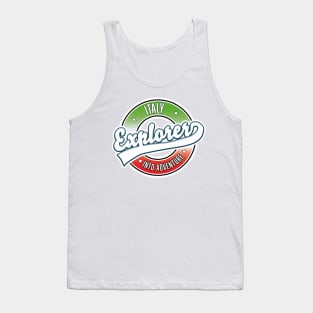 Italy explorer into adventure Tank Top